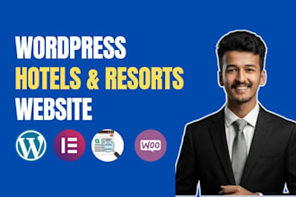 create hotel website or hotels resorts website