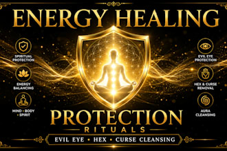 cast energy healing protection spell, remove hex curse evil eye black magic