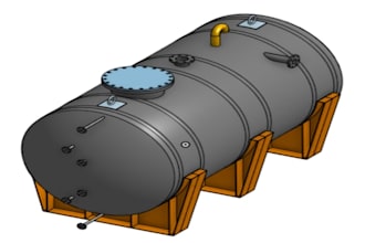 create pressure vessel and storage tank design with fabrication drawings