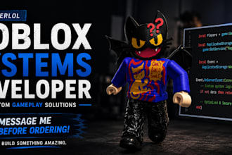 develop custom roblox gameplay systems for your game