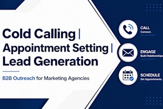 do b2b cold calling, appointment setting and cold email outreach