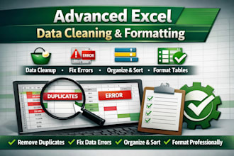format and clean excel data