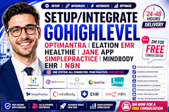 optimantra elation healthie jane app simplepractice mindbody ehr gohighlevel n8n