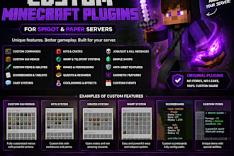 create a custom minecraft plugin for your spigot or paper server