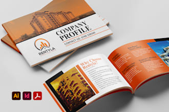 design modern and professional company profiles
