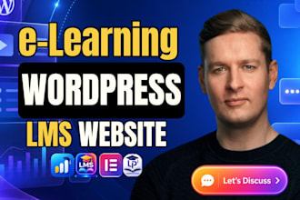 build wordpress elearning lms website with learndash tutor lms learnpress