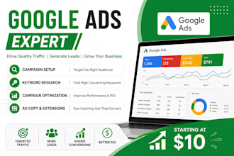 set up and manage google ads campaigns for your business