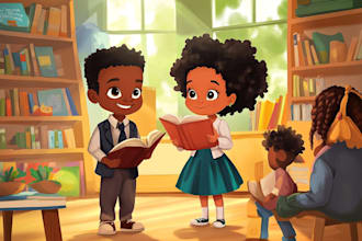 children book illustration and children book illustration