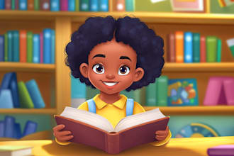 draw custom children story book illustration
