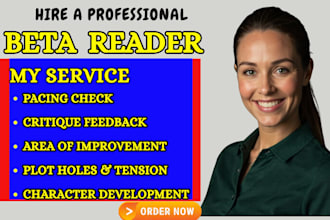 beta read your book, detailed manuscript review, honest feedback, reader report