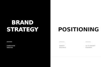 be your brand strategist and build your brand positioning strategy
