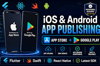 deploy ios and android app to app store and play store