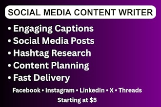 write engaging facebook captions for your business