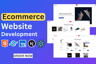 develop a full stack ecommerce website using next js and sanity