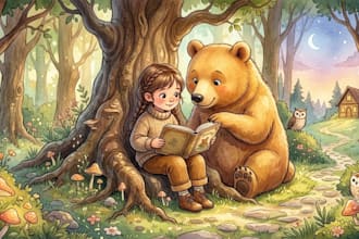 illustrate your childrens story with emotional characters and scenes