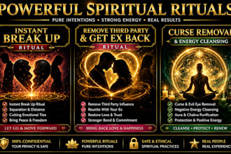 separate them instant break up, remove third party get ex back, curse removal