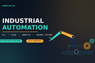 do plc programming, scada designing and provide iot solution