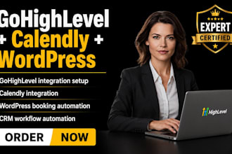 integrate gohighlevel with calendly and automate booking in wordpress website