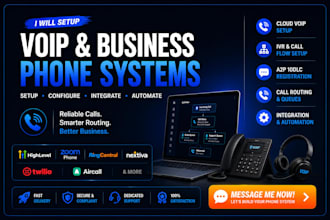 setup ghl voip zoom phone ringcentral nextiva twilio IVR a2p aircall call flow