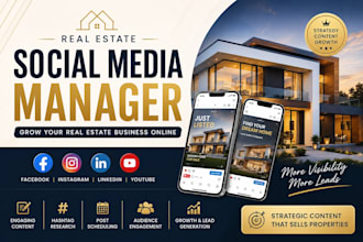 manage social media for your real estate business