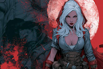 do comic book cover for you