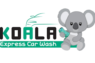 create a premium koala logo with custom concepts