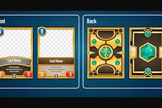 design tcg card frame card template card game layout tcg template card mockup