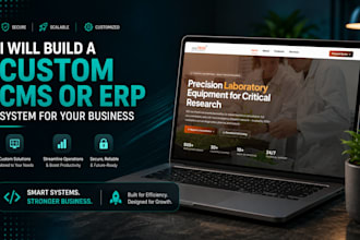 build a custom cms or erp system for your business