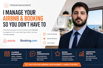 manage your airbnb and booking guest communication and calendar professionally