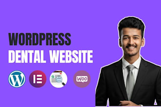 create high converting dental website or dental website using elementor pro