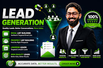 do targeted lead generation and verified email list building