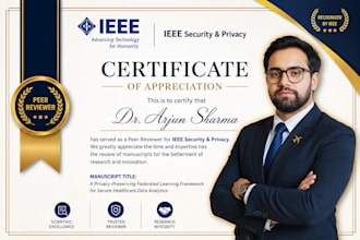 help apply as peer reviewer in ieee elsevier springer for eb1a eb1 visa