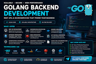 build high performance backend rest apis and microservices in golang