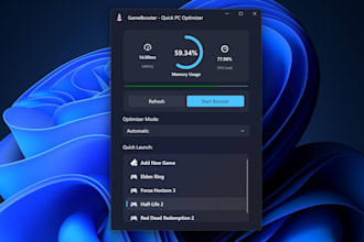 optimize your windows PC for gaming via remote support