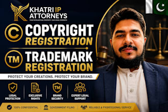provide copyright and trademark registration in pakistan