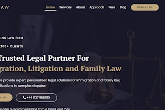 build squarespace law firm website attorney solicitor legal practice website