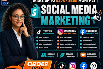 social media marketing manager and ecommerce growth