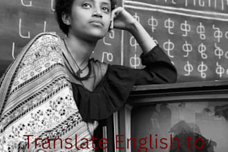 professionally translate english to oromo and amharic