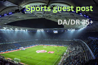 provide sports guest posts, blogger outreach and quality blogging
