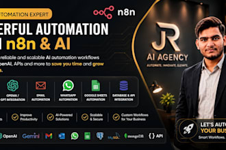 build ai automation workflows using n8n, openai,,webhooks