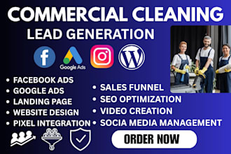 generate commercial cleaning leads residential cleaning leads cleaning website