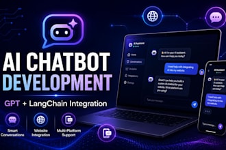 build an ai customer support chatbot with gpt and langchain