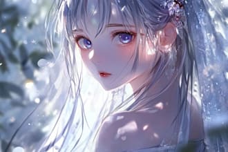 draw anime character or portrait, fanart, oc, pfp