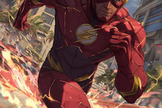 do a superhero comic