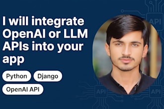 integrate openai or llm apis into your python or django app