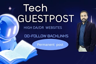 build high DR tech backlinks on high authority tech blogs