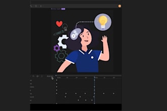 create custom rive, lottie, character mascot animation for apps and web