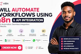 automation and workflows using n8n io and API integration