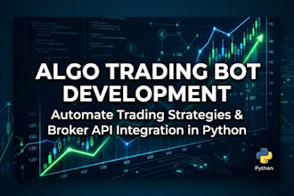 build custom algo trading bots and stock market scripts in python