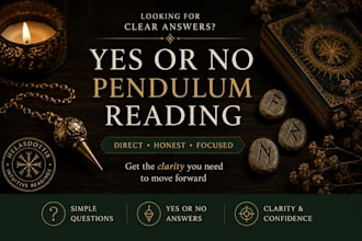 answer your questions with a pendulum yes or no reading